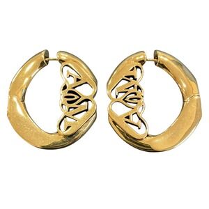 Alexander McQueen earrings, accessory, total weight 10.2g, brass.